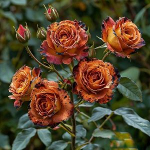 Роза плетистая Оранжевый Бриллиант купить по цене от 450р. в интернет-магазине «Посадика» с доставкой почтой в в Вереяе и по всей России – [изображение №1].